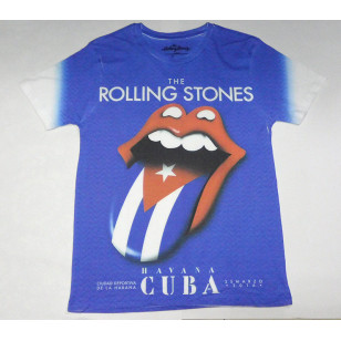 The Rolling Stones -Havana Cuba Official Fitted Jersey T Shirt ( Men M ) ***READY TO SHIP from Hong Kong***